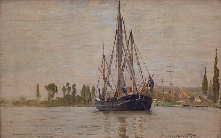 Claude Monet Chasse-maree at anchor France oil painting art